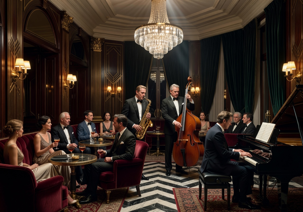 Royal Lights Hotel Paris showing an elegant cocktail lounge